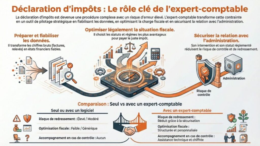 Pourquoi confier sa déclaration d'impôts à un expert-comptable change la donne